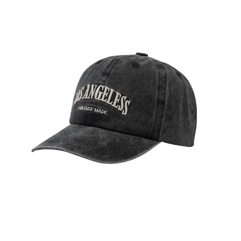 Wholesale Japanese retro washed distressed embroidered soft top cap